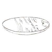 wood dish(L)